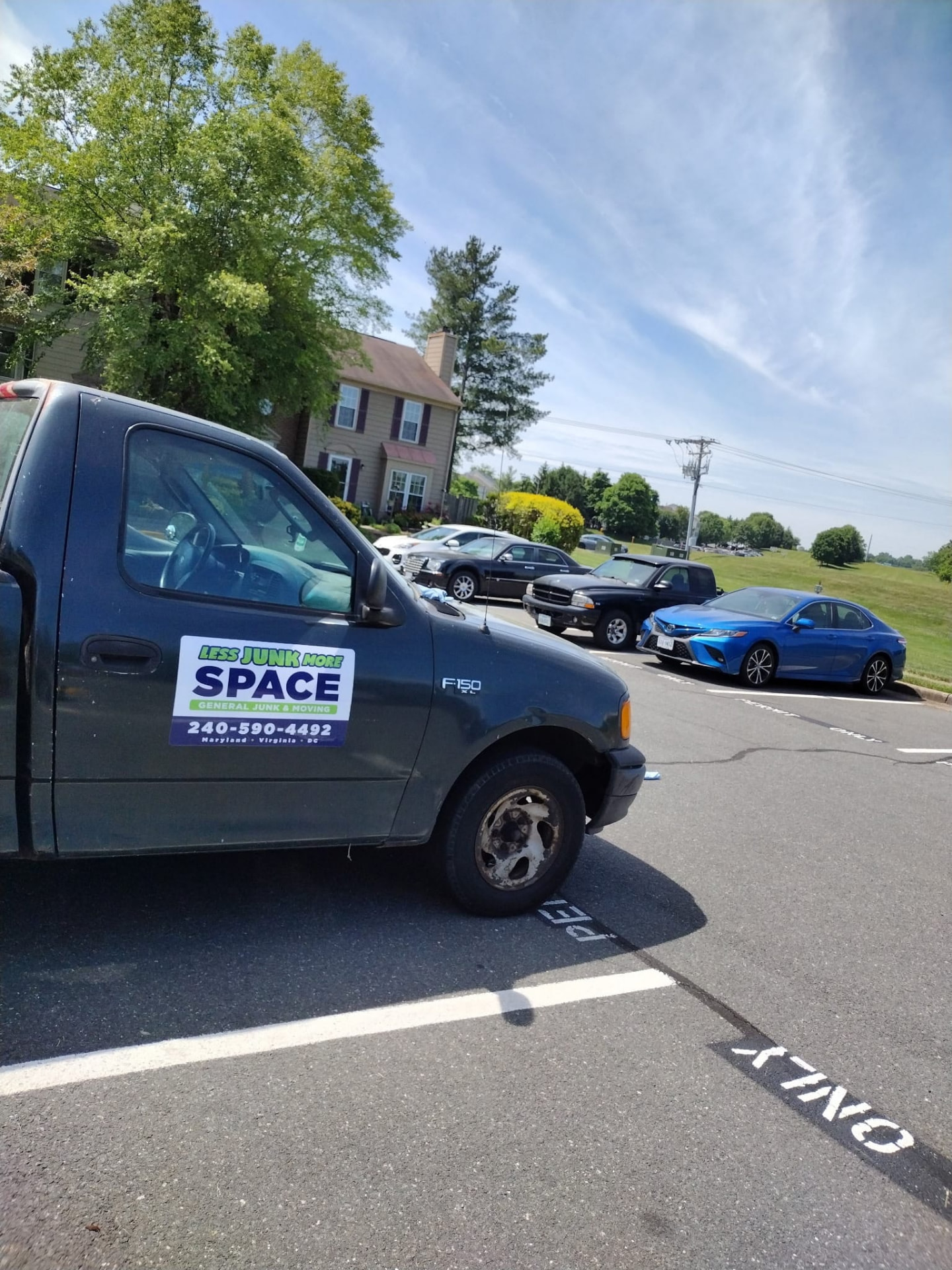 Less Junk More Space on the job
