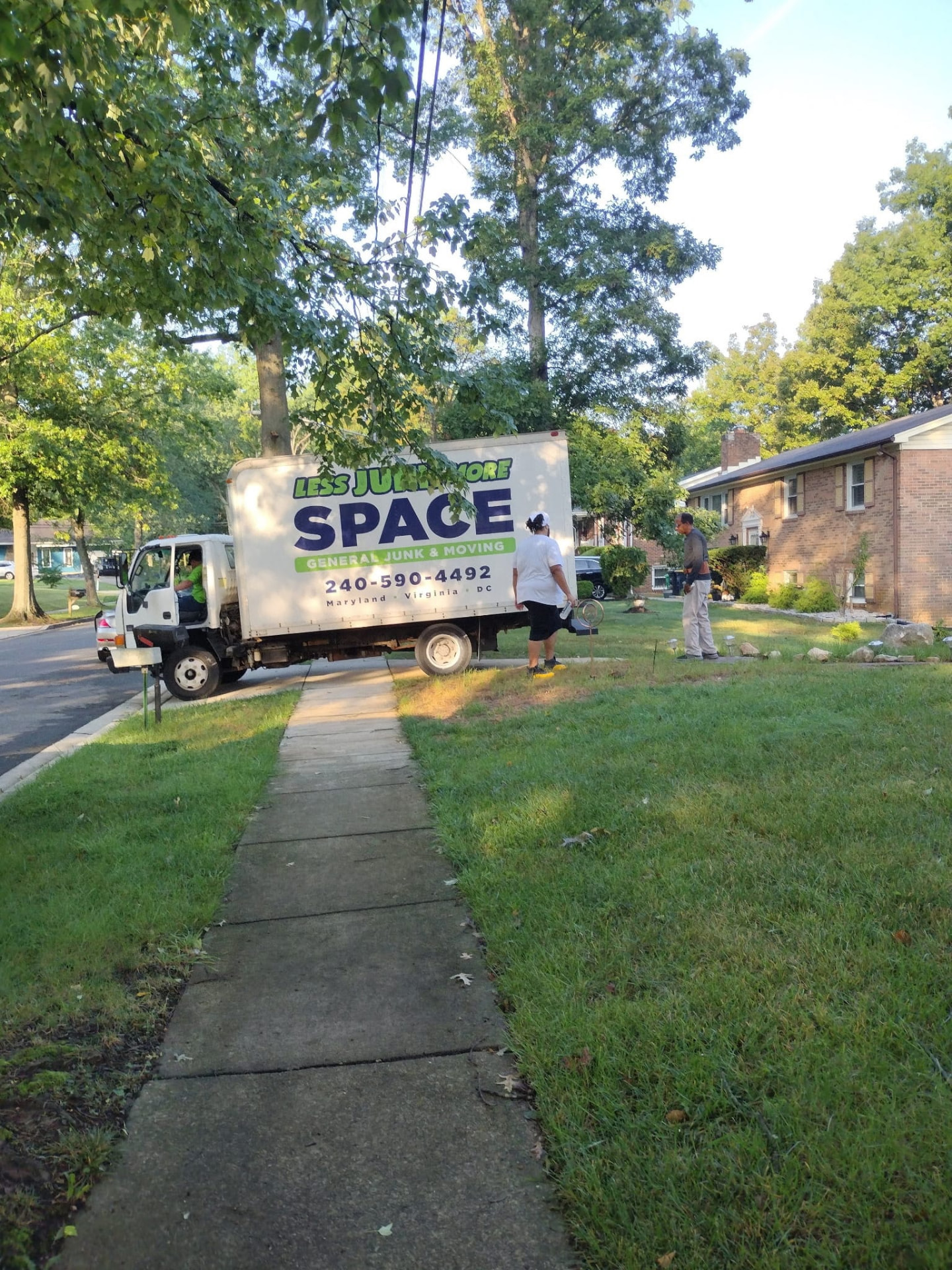 Less Junk More Space on the job