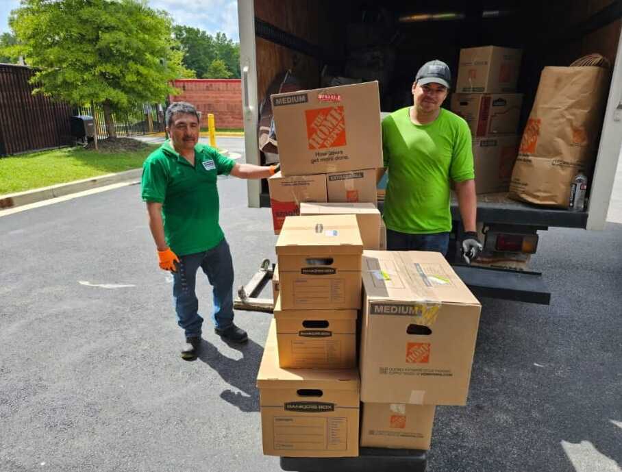 Less Junk More Space on the job