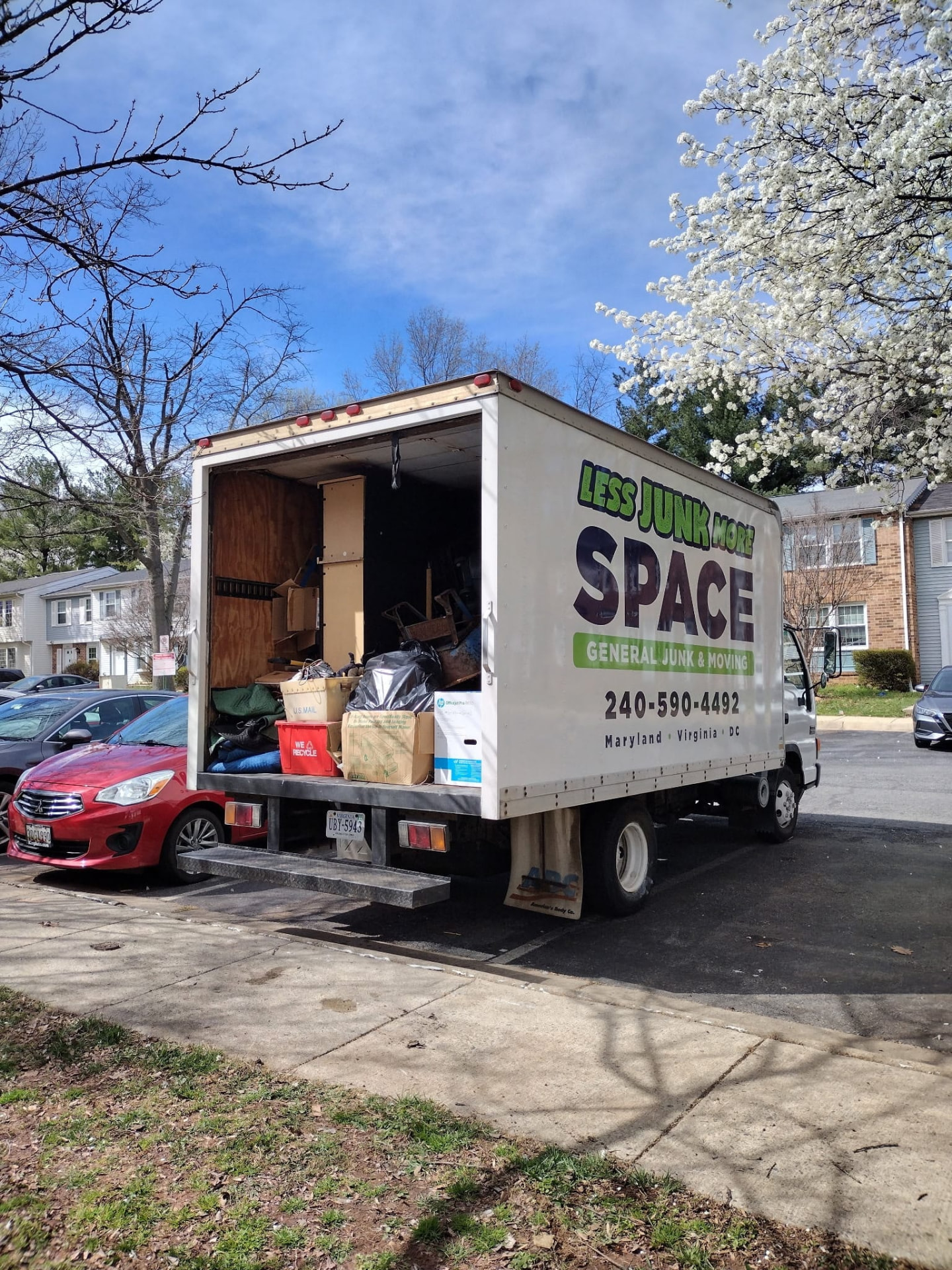 Less Junk More Space on the job